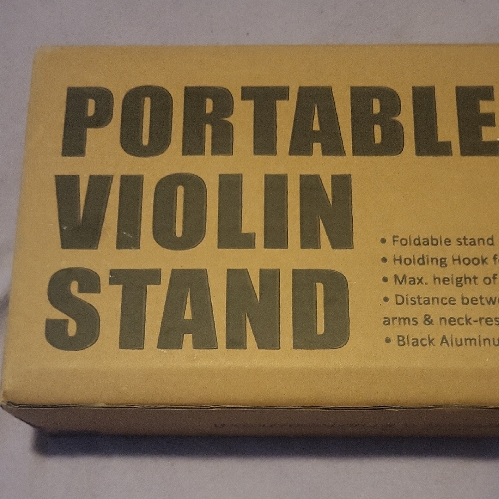 Portable Violin Stand - Black